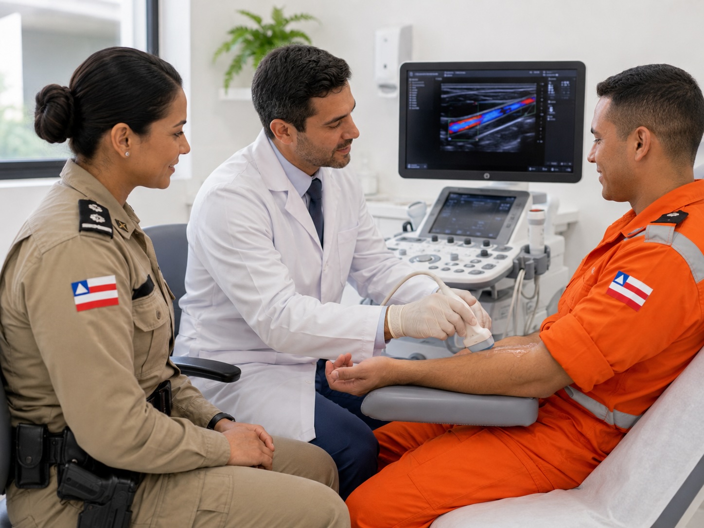 Duplex Scan Arterial Colorido de MMSS